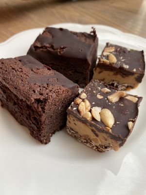 Brownie and pb bar (pb bar was amazing!)  at Larry's Market in North Vancouver