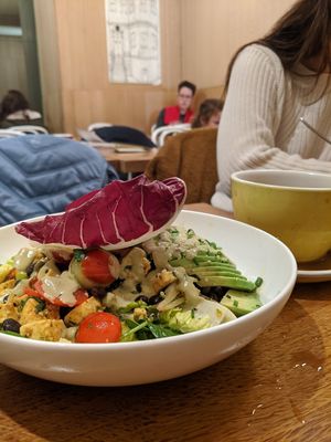 Mexican tofu scramble at Cafe Madeline in Brooklyn