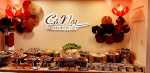 Vegan Buffet restaurant with over 40 healthy and vegetables dishes on 8th Floor Bong Sen Annex Hotel 61 - 63 Hai Ba Trung street, HCM city, Vietnam.  
Hotline: 0948205090  at Co Noi - Bong Sen Hotel in Ho Chi Minh City