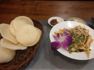 Mango salad at Co Noi - Bong Sen Hotel in Ho Chi Minh City