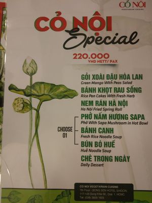 Co Noi special at Co Noi - Bong Sen Hotel in Ho Chi Minh City