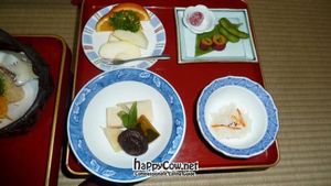 The famous goma dofu at the top - delicious!
Shojoshin-in  at Koyasan Temples in Koya