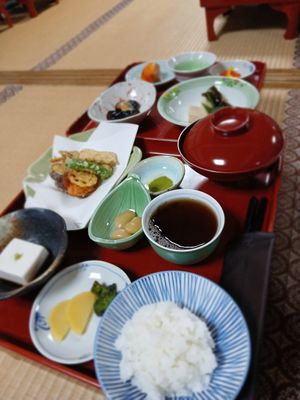 Our dinner at Hoon-In at Koyasan Temples in Koya