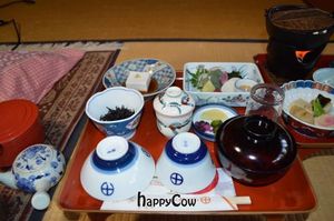 Dinner at Eko-in (March 2013) at Koyasan Temples in Koya