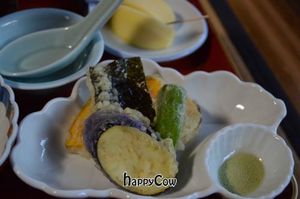 Yummy tempura, Dinner at Eko-in (March 2013) at Koyasan Temples in Koya