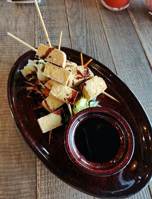 Tofu Spieße at coa Wok & Bowls in Frankfurt