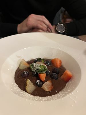 Vegan dessert  at Osteria Pan e Ogio in Venice