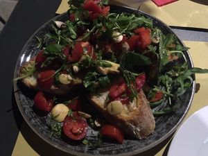 Bruschetta  at Osteria Pan e Ogio in Venice