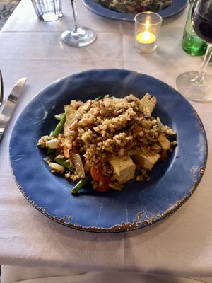 Veggie and tofu stir fry  at Blue Bird Bistro in Kansas City