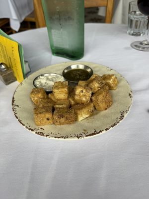 Crispy Tofu appetizerr  at Blue Bird Bistro in Kansas City