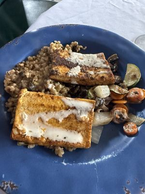 Blackened Tofu  at Blue Bird Bistro in Kansas City