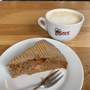 Late and cake at Lovage Project in South West London