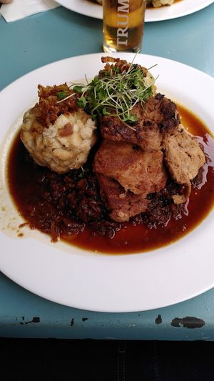 Zwiebelrostbraten at Landia in Vienna