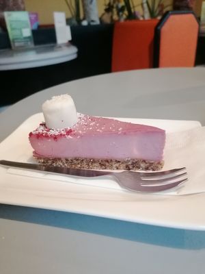 Vegan cheesecake  #Veganuary at Landia in Vienna