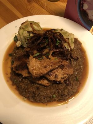 Zwiebelrostbraten  at Landia in Vienna