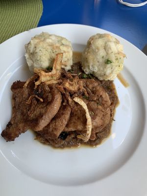 Zwiebelrostbraten  at Landia in Vienna