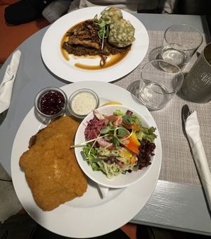Vegan Cordon Bleu  at Landia in Vienna