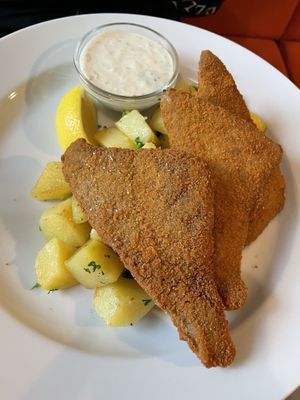 Celery Schnitzel   at Landia in Vienna