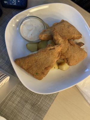 Seitan wiener snietzel   at Landia in Vienna