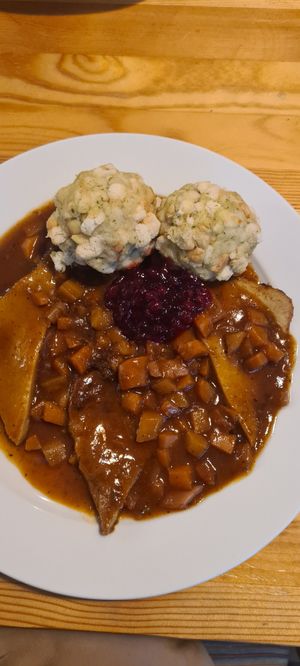 Seitanwildragout at Landia in Vienna