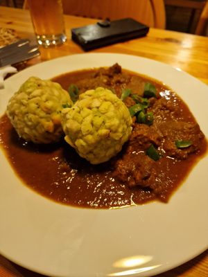 Goulash at Landia in Vienna
