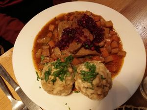 Semmelknödel at Landia in Vienna