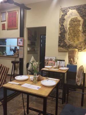 Small super cute restaurant with rooftop bar too at JOMNO Modern Khmer Cuisine  in Siem Reap