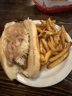 Vegan Bratwurst   at The Troll Tavern in Helen