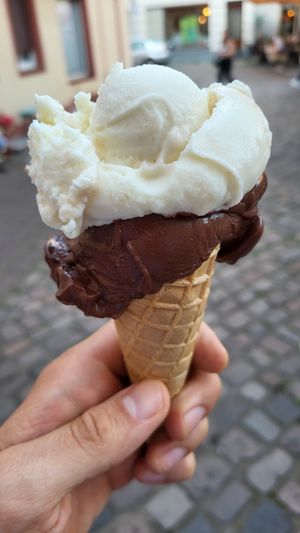 Pina Colada and Chocolate at Eis & Liebe in Hanau