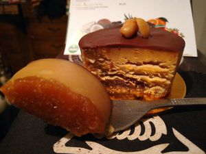 Snickers bar bite at Simply Sweet in Brooklyn