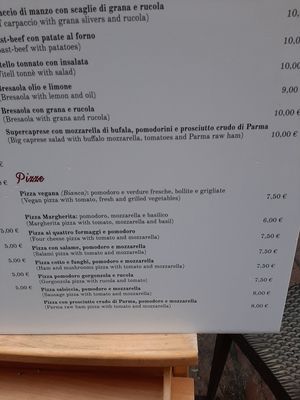 Vegan Pizza at That's Amore in Bologna