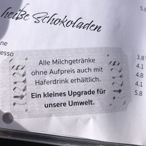 No additional costs for plant milk   at Cocktailcafé Regie in Heidelberg