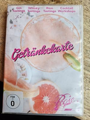 Drinks menu at Cocktailcafé Regie in Heidelberg