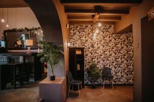 Tapas La Finca Escondida Interior  at Tapas Ibiza. La Finca Escondida in Ibiza