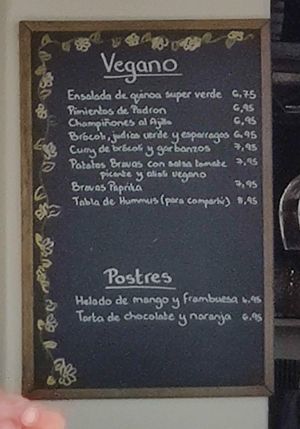 VG at Tapas Ibiza. La Finca Escondida in Ibiza