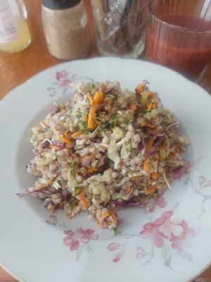 Buckwheat salad at La Cuisine de Phanie in Versailles