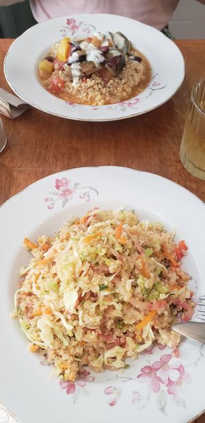 Veggies & quinoa at La Cuisine de Phanie in Versailles