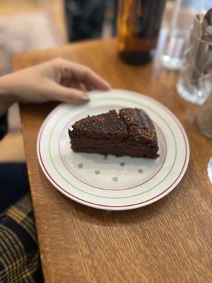 Chocolate cake  at La Cuisine de Phanie in Versailles