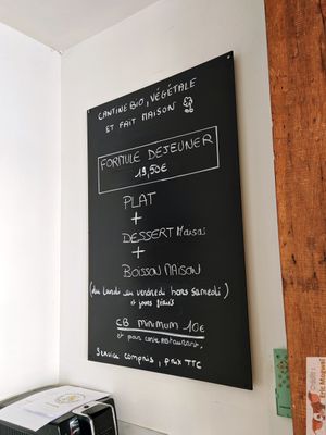 Menu at La Cuisine de Phanie in Versailles