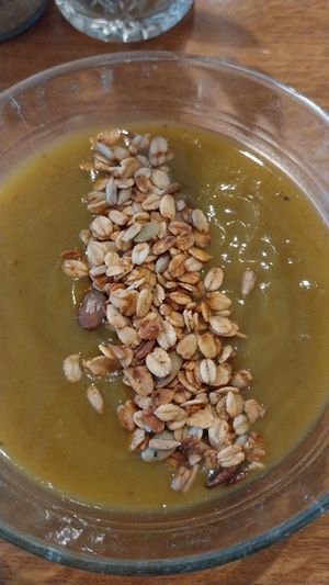 Granola soup at La Cuisine de Phanie in Versailles