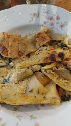 Lasagna at La Cuisine de Phanie in Versailles