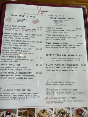   at Helgas Pancake House in Cairns