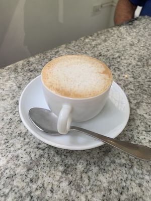 Coconut milk cappuccino   at TruYogi in Puttaparthi