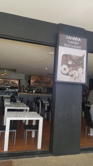 Indoor seating at Zahara in Port Macquarie