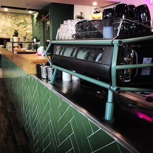 San Remo custom rig with our house blend roasted exclusively for Miss Pryor 
Deep chocolate notes with fruity notes 
 at Miss Pryor in Eltham