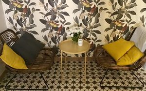 PERFECT PLACE FOR A CHAT WITH A FRIEND AND A GOOD FANCY COFFE at Little Green Cafe in Valbonne