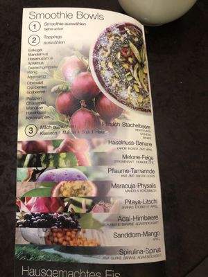 Smoothie Bowls at Cafe M in Coburg