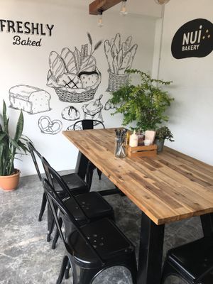 Nui bakery seating at Nui Bakery in Koh Tao