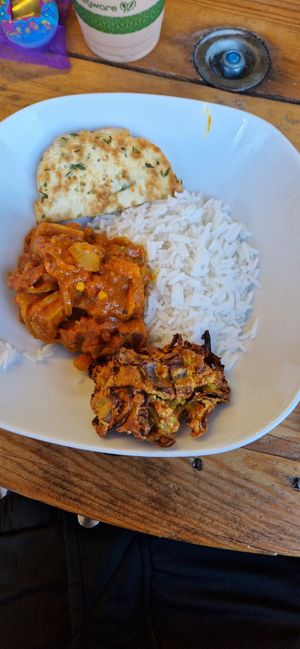 This is only half of the portion 😅 #Veganuary at Guilt Free Pleasures in Hucknall