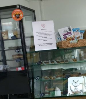Treats and lunch menu  at Guilt Free Pleasures in Hucknall